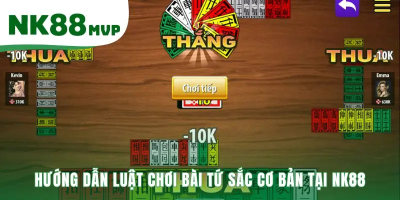 Luật chơi Bài Tứ Sắc gồm ghép quân ăn quân và điều kiện thắng
